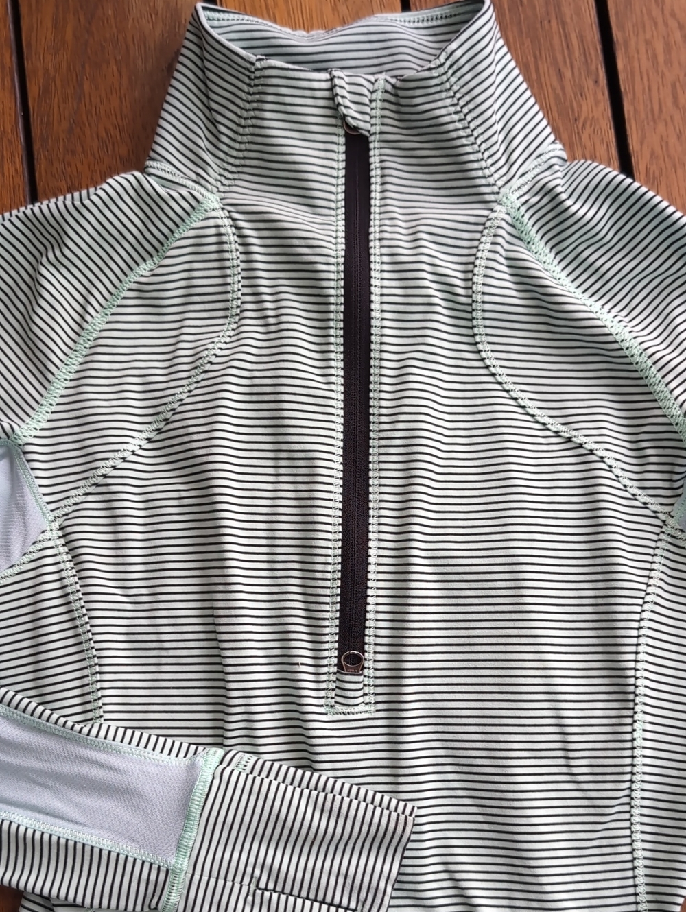 Long Sleeved Quarter Zip Athletic Top